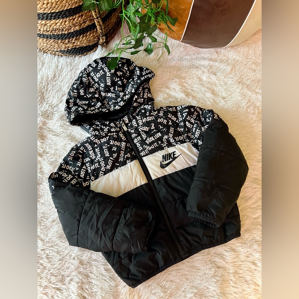 $1 ADD ON - Nike Kids Black Puffer Jacket